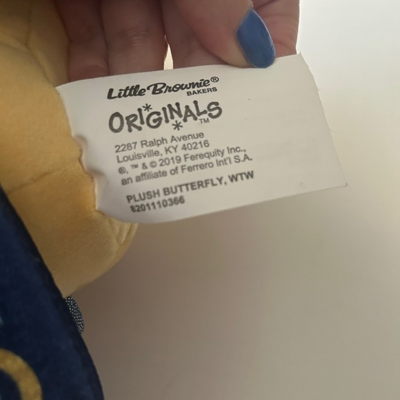 Little Brownie Bakers Originals Plush Butterfly Girl Scouts Cookie Friend! - Picture 5 of 5